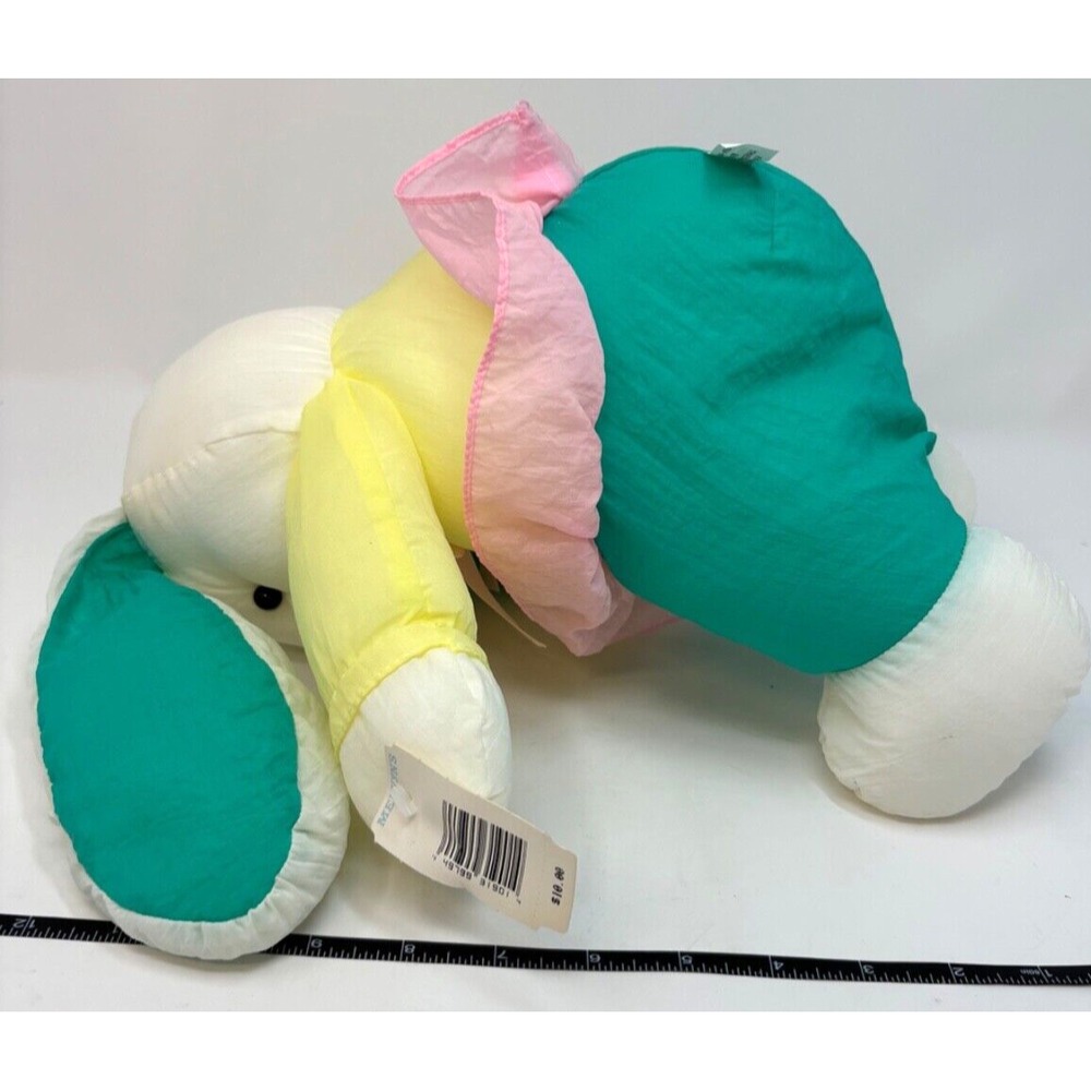 Kenley 12" Puffy Bunny Rabbit Stuffed Dress Nylon Puffalump Style Parachute NWT - Picture 7 of 7